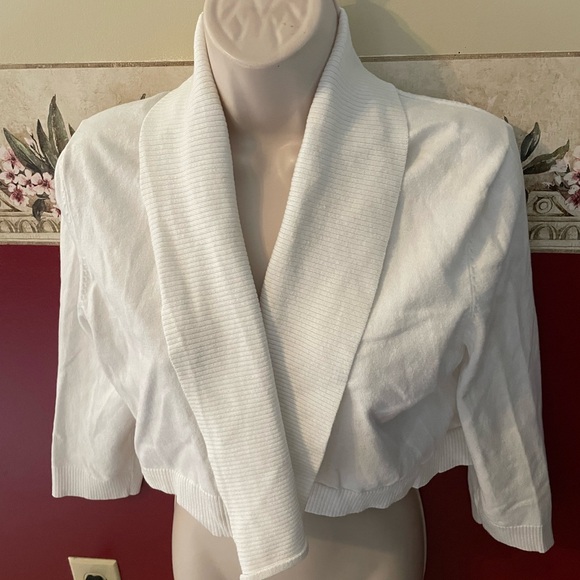Calvin Klein Cream Knit Top - Picture 1 of 3